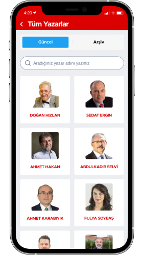 Hürriyet Mobile App Android Offline Yazar Okuma